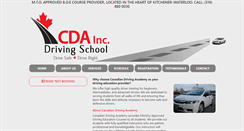 Desktop Screenshot of canadiandrivingacademy.com